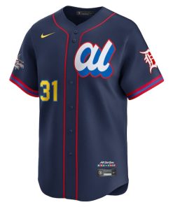 Alternative view of Riley Greene American League Nike 2025 All-Star Edition Limited Player Jersey - Navy