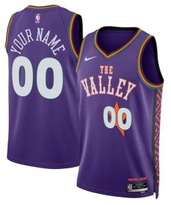 Phoenix Suns Nike Unisex 2024/25 Custom Swingman Jersey - City Edition - Purple