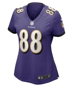 Alternative view of Charlie Kolar Baltimore Ravens Nike Women's Player Game Jersey - Purple