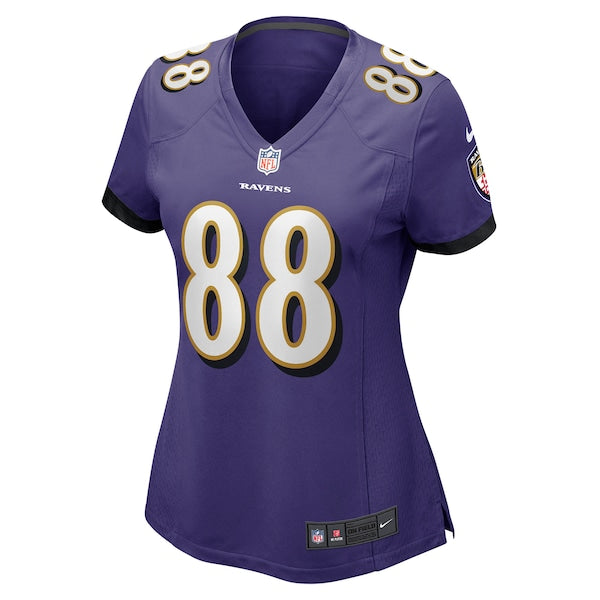 Charlie Kolar Baltimore Ravens Nike Women's Player Game Jersey - Purple - Image 2