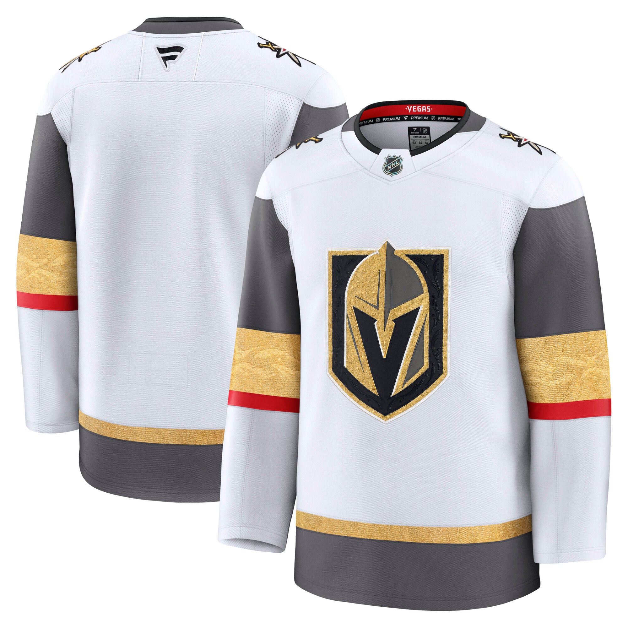 Vegas Golden Knights Alternate Premium Jersey - Gray/Gold/White - Image 6