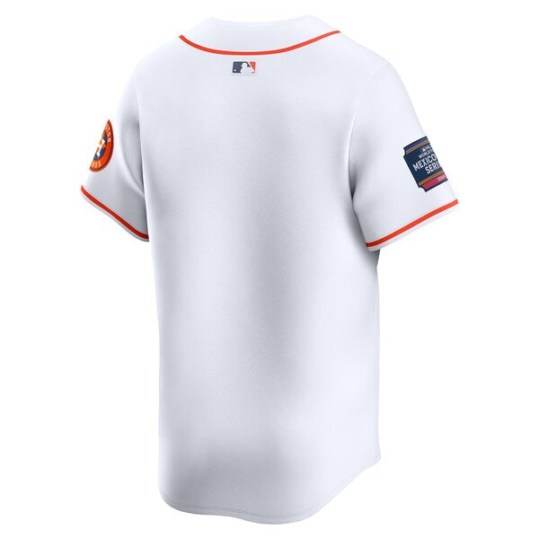 Houston Astros Nike 2024 MLB World Tour Mexico City Series Home Limited Jersey?ยจC White - Image 3