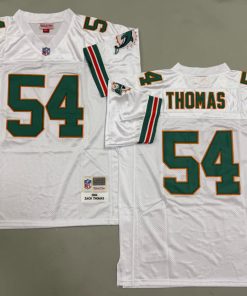 Zach Thomas Miami Dolphins Authentic Throwback Retired Player Jersey