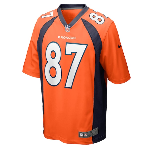 Ed McCaffrey Denver Broncos Nike Game Retired Player Jersey - Orange/Navy - Image 3