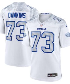 Dion Dawkins Buffalo Bills Nike 2025 Rivalries Collection Game Jersey - White