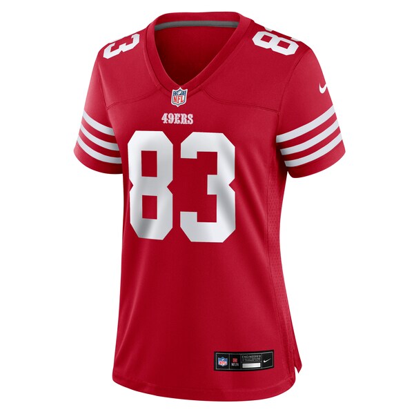 Terique Owens San Francisco 49ers Nike Women's Team Game Jersey - Scarlet - Image 3