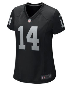 Alternative view of Marquez Callaway Las Vegas Raiders Nike Women's Team Game Jersey -  Black