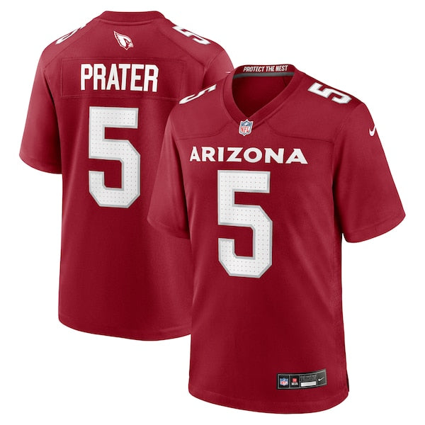 Matt Prater Arizona Cardinals Nike Team Game Jersey - Cardinal