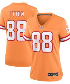 Cade Otton Tampa Bay Buccaneers Nike Women's Throwback Game Jersey - Orange