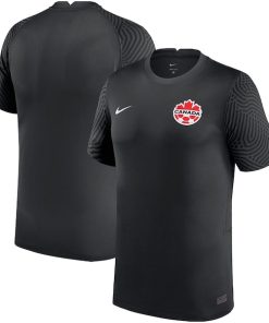 Canada Soccer Nike Youth Third Replica Jersey - Black