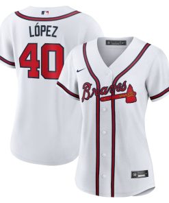 Reynaldo Lopez Atlanta Braves Nike Women's Home Replica Jersey - White