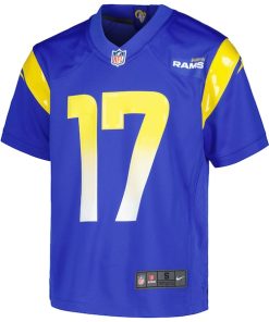 Alternative view of Puka Nacua Los Angeles Rams Nike Youth Game Jersey - Royal