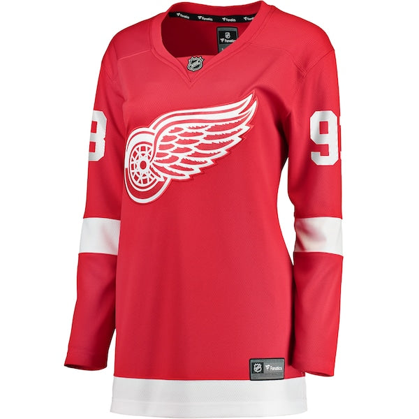Alex DeBrincat Detroit Red Wings Women's Home Premier Breakaway Player Jersey - Red - Image 2