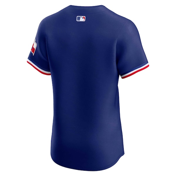 Texas Rangers Nike Alternate Vapor Premier Elite Patch Jersey - Royal - Image 4