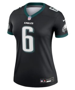 Alternative view of DeVonta Smith Philadelphia Eagles Nike Women's Legend Jersey - Black