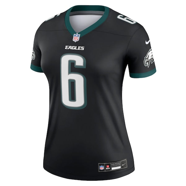 DeVonta Smith Philadelphia Eagles Nike Women's Legend Jersey - Black - Image 2