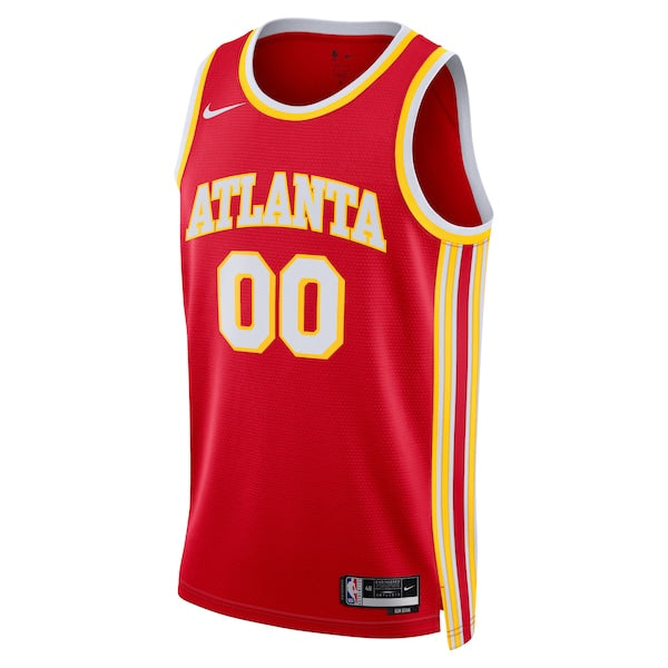Atlanta Hawks Nike Unisex Swingman Custom Jersey Red - Icon Edition - Image 2
