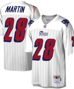 Curtis Martin New England Patriots Legacy Replica Jersey - White