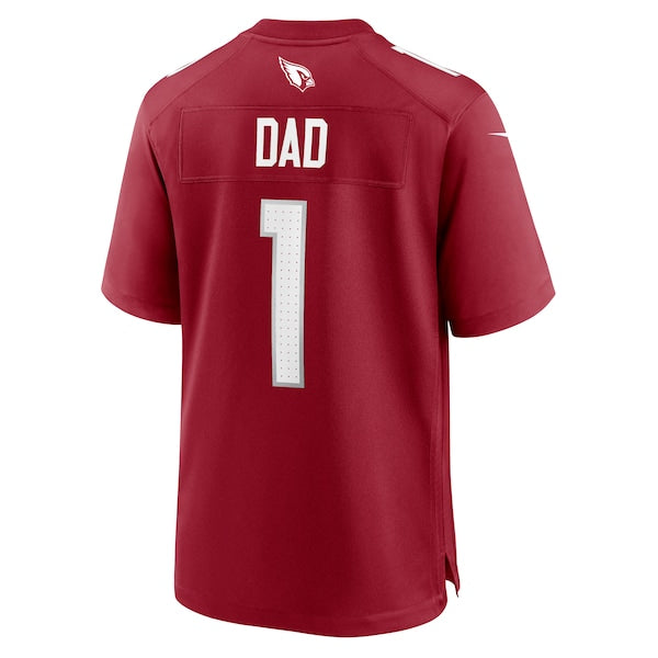 Number 1 Dad Arizona Cardinals Nike Game Jersey - Cardinal - Image 3