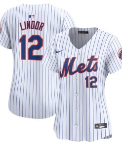 Francisco Lindor New York Mets Nike Women's Home Limited Player Jersey - White
