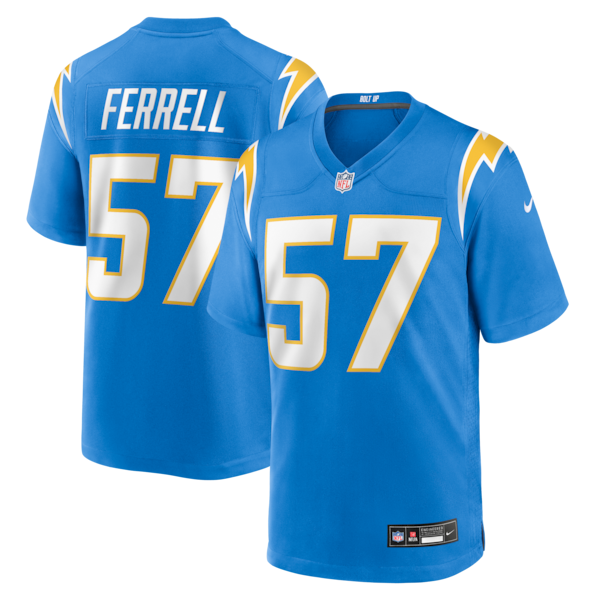 Clelin Ferrell Los Angeles Chargers Nike Team Game Jersey - Powder Blue