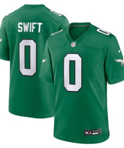 D'Andre Swift Philadelphia Eagles Nike Alternate Game Jersey - Kelly Green