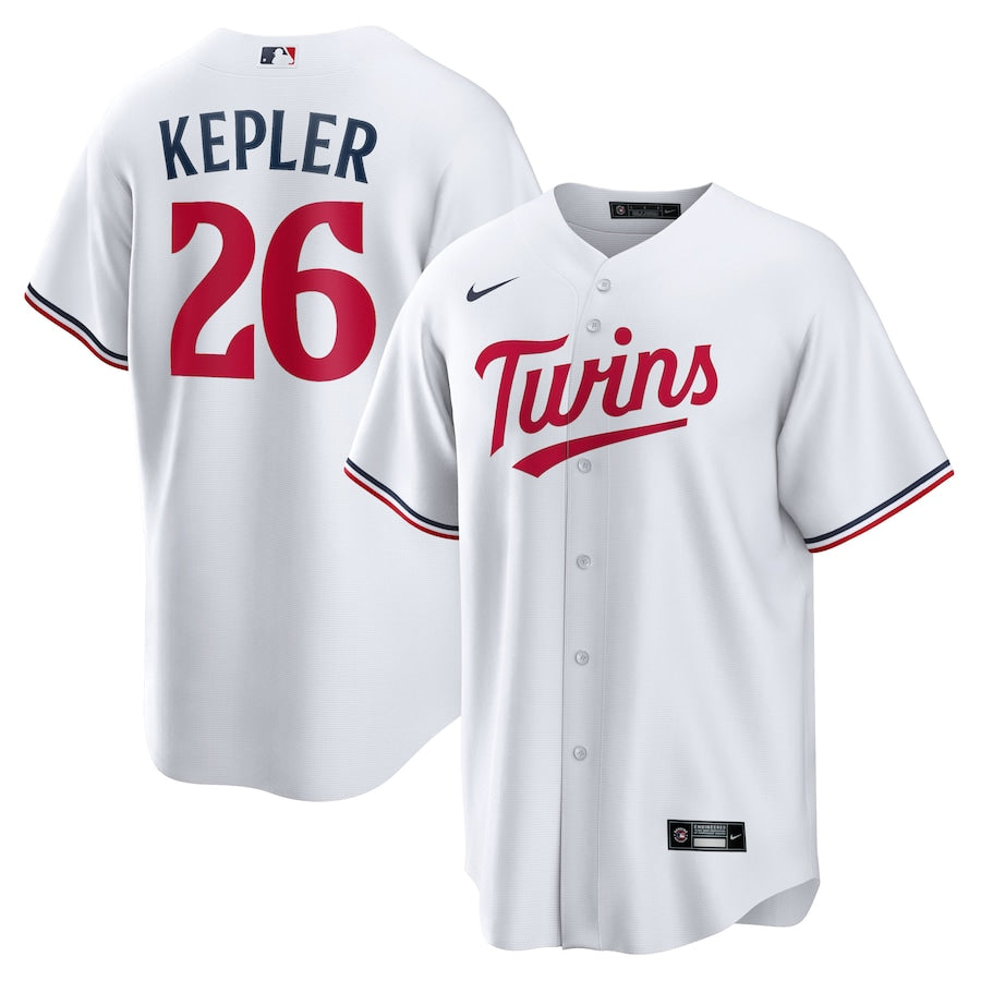 Max Kepler Minnesota Twins Nike Alternate Replica Jersey - Navy/White - Image 6
