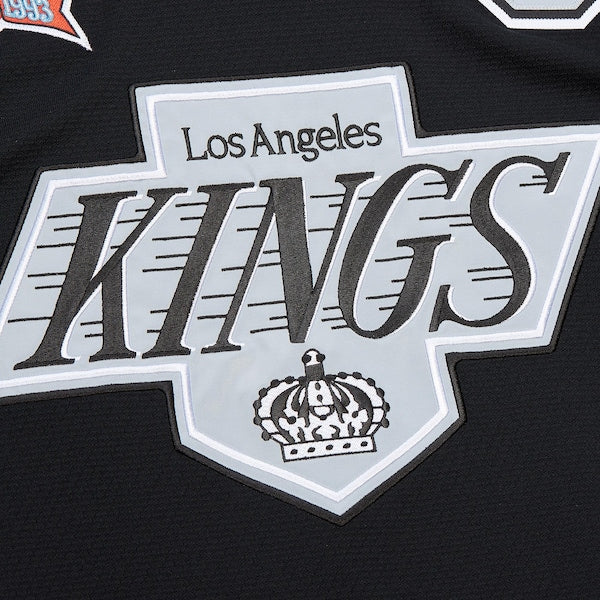 Wayne Gretzky Los Angeles Kings Big & Tall 1992/93 Blue Line 2.0 Jersey - Black - Image 7