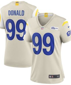 Aaron Donald Los Angeles Rams Nike Women's Player Game Jersey - Bone