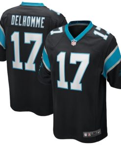 Jake Delhomme Carolina Panthers Nike Game Retired Player Jersey - Black/Light Blue