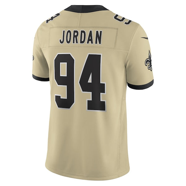 Cameron Jordan New Orleans Saints Nike Gameday Golds Alternate Vapor F.U.S.E. Limited Jersey - Gold - Image 3