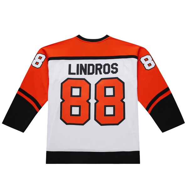 Eric Lindros Philadelphia Flyers 1996-97 Power Play Jersey - White/Orange - Image 4