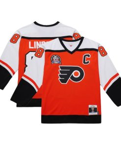 Eric Lindros Philadelphia Flyers  Big & Tall 1996-97 Blue Line 2.0 Jersey - Orange