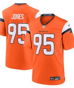 Sai'vion Jones Denver Broncos Nike Team Game Jersey -  Orange