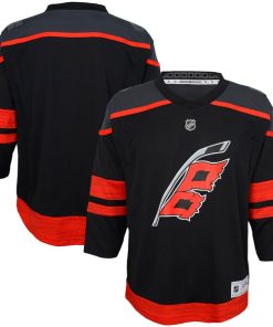 Carolina Hurricanes Youth Home Premier Jersey - Black