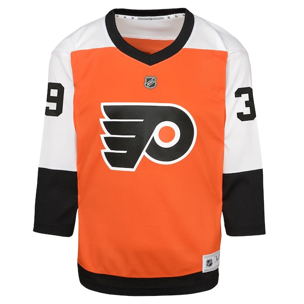 Matvei Michkov Philadelphia Flyers Youth Home Replica Player Jersey - Orange - Image 2
