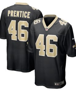 Adam Prentice New Orleans Saints Nike Game Player Jersey - Black