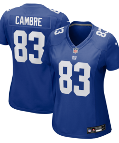 Dalen Cambre New York Giants Nike Women's Team Game Jersey -  Royal