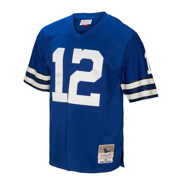 Roger Staubach Dallas Cowboys Big & Tall 1971 Legacy Retired Player Jersey - Navy - Image 2