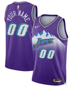 Utah Jazz Nike Unisex 2022/23 Custom Swingman Jersey - Classic Edition - Purple