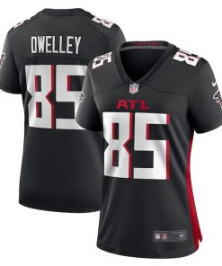 Alternative view of Ross Dwelley Atlanta Falcons Nike Women's  Game Jersey -  Black