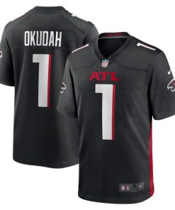Jeff Okudah Atlanta Falcons Nike Game Player Jersey - Black