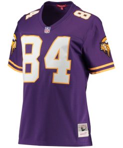 Alternative view of Randy Moss Minnesota Vikings Women's Legacy Replica Team Jersey - Purple