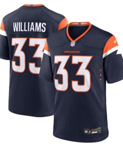 Javonte Williams Denver Broncos Nike Alternate Game Jersey - Navy