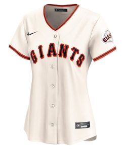 Alternative view of San Francisco Giants Nike Women's Home Limited Jersey - Cream