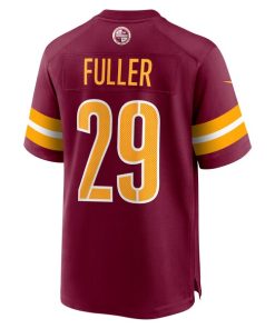 Alternative view of Kendall Fuller Washington Commanders Nike Game Jersey - Burgundy