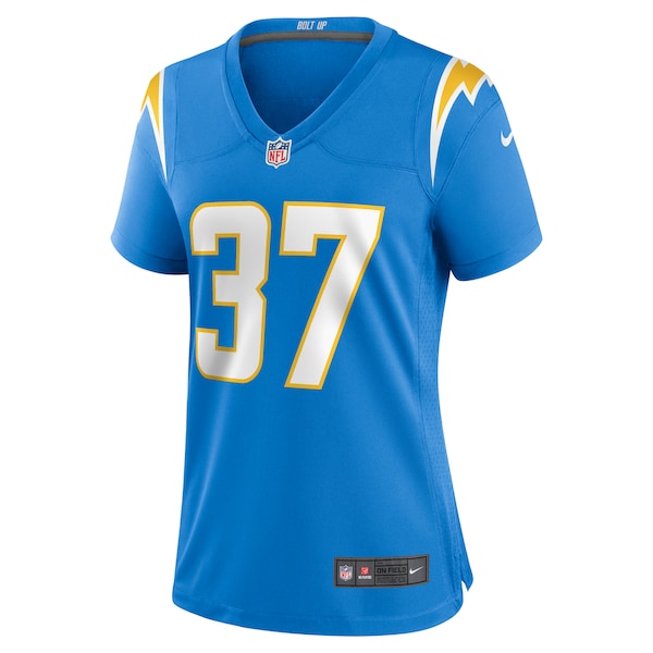 Tony Jefferson Los Angeles Chargers Nike Women's Team Game Jersey - Powder Blue - Image 2