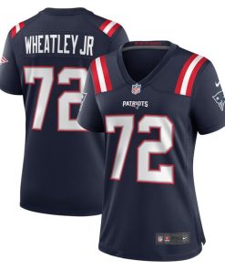 Tyrone Wheatley New England Patriots Nike Women's Team Game Jersey -  Navy