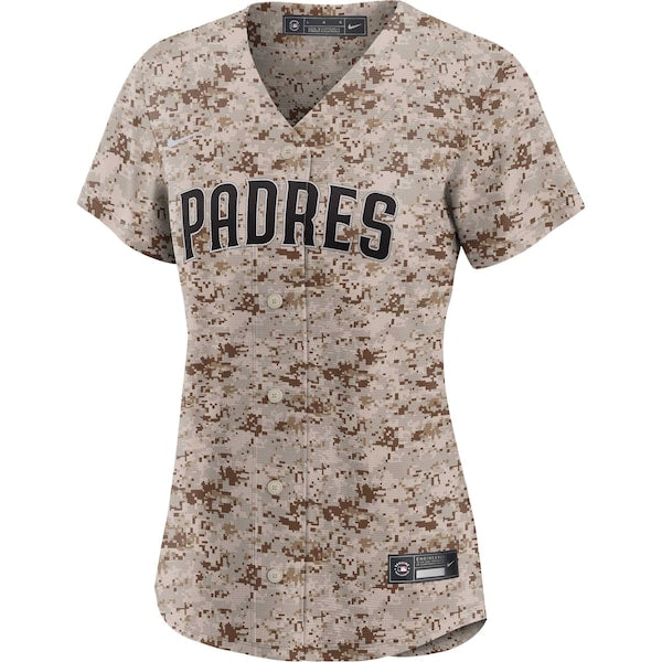 Manny Machado San Diego Padres Nike Women's USMC Alternate Replica Player Jersey - Camo - Image 2