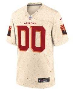 Alternative view of Arizona Cardinals Nike 2025 Rivalries Collection Custom Game Jersey - Natural